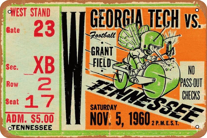 Office Tech For Home - Póster de 1960 GEORGIA TECH VS.