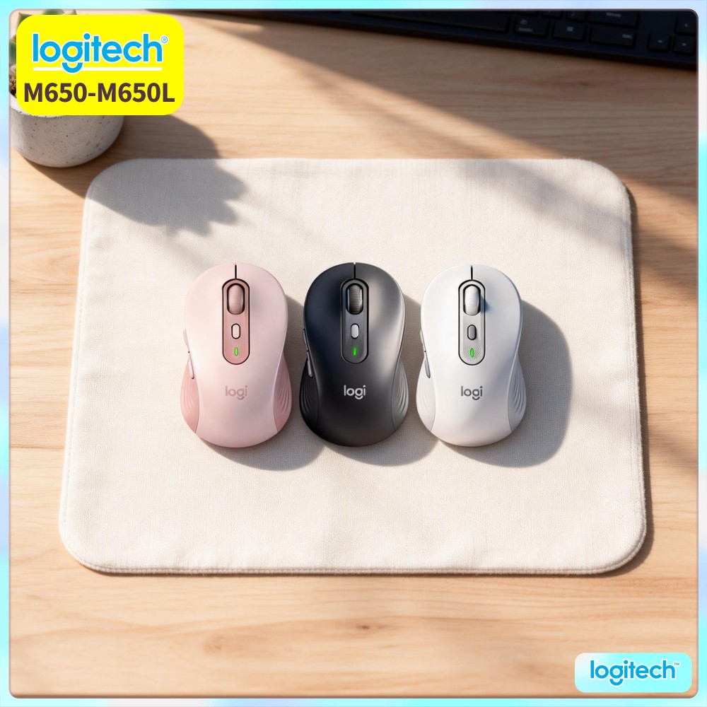 Office Tech For Home - Ratón Logitech M650/M650L Signature - Inalámbrico,