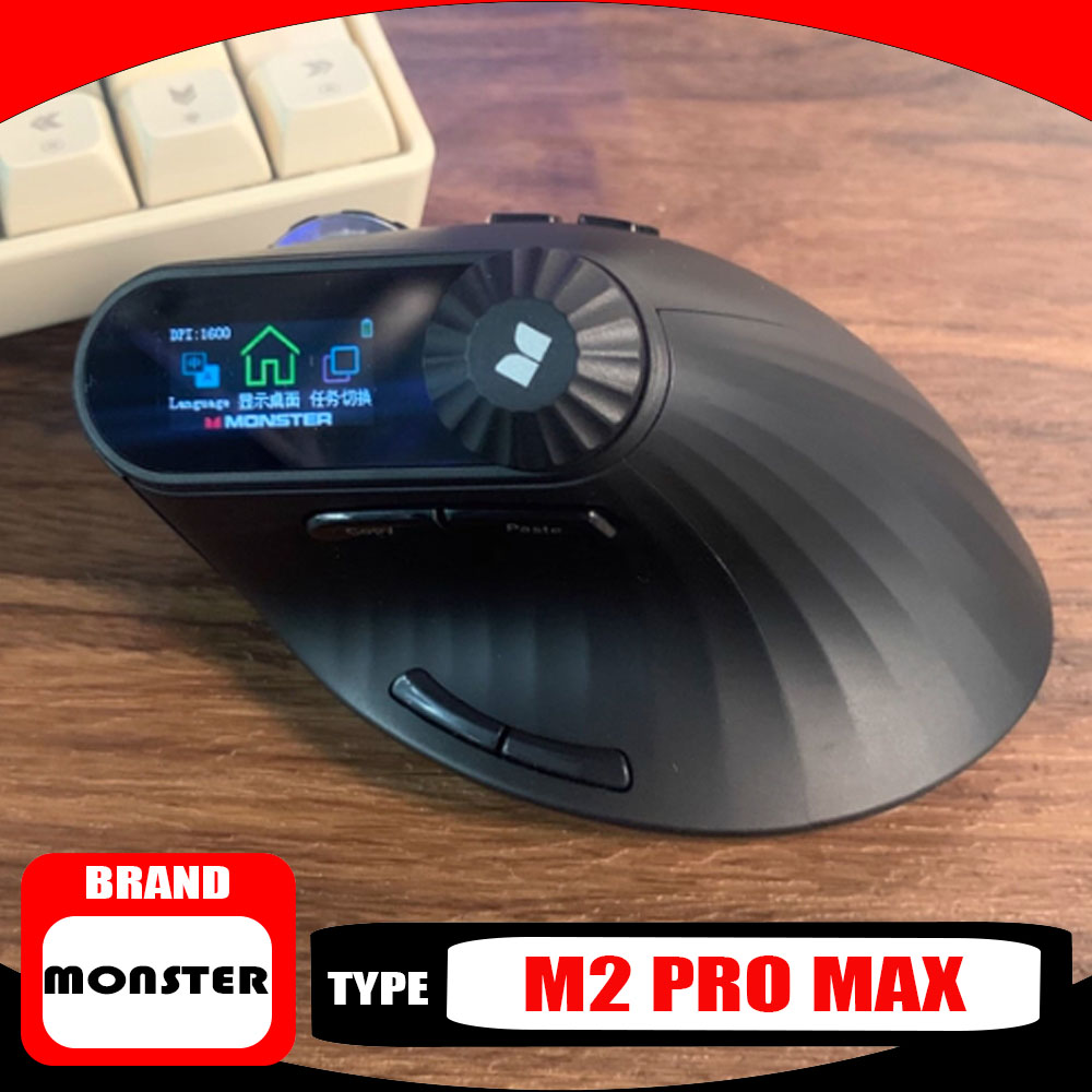 Ergonomic Mouse Vertical - Monster M2 PRO MAX ratón para