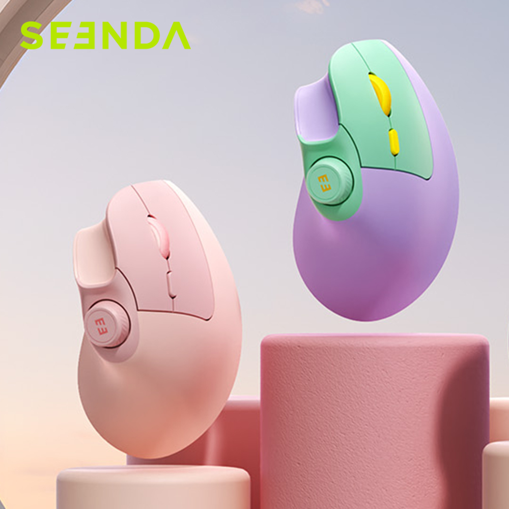 Ergonomic Mouse Vertical - Ratón inalámbrico Seenda ergonómico Bluetooth 2,4G