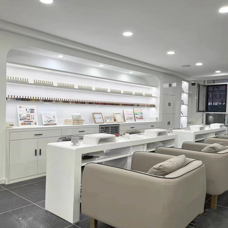 Office Tech Furniture - Mesa De manicura sillones esteticista recepción