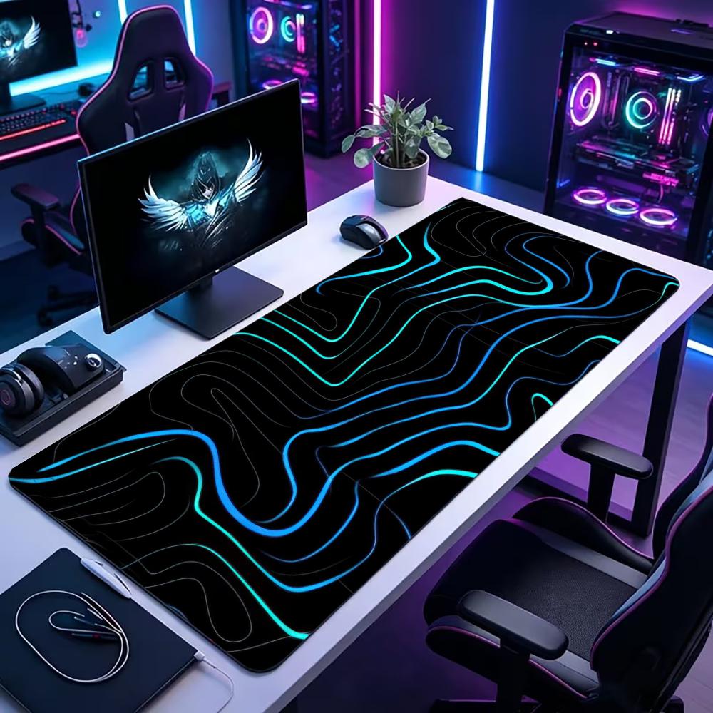 Office And Tech - Alfombrilla de Ratón XXL para Juegos,