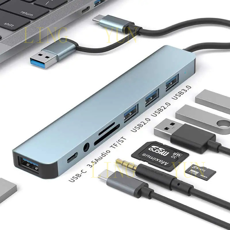 Multi Port Usb Hub - HUB USB Tipo C, HUB USB