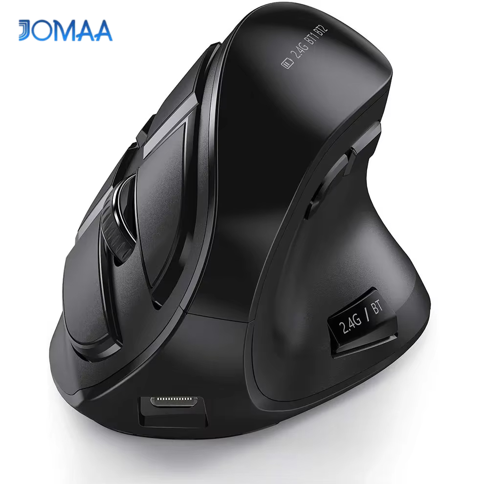 Ergonomic Mouse Vertical - Ratón inalámbrico JOMAA 2,4G, ratón Bluetooth