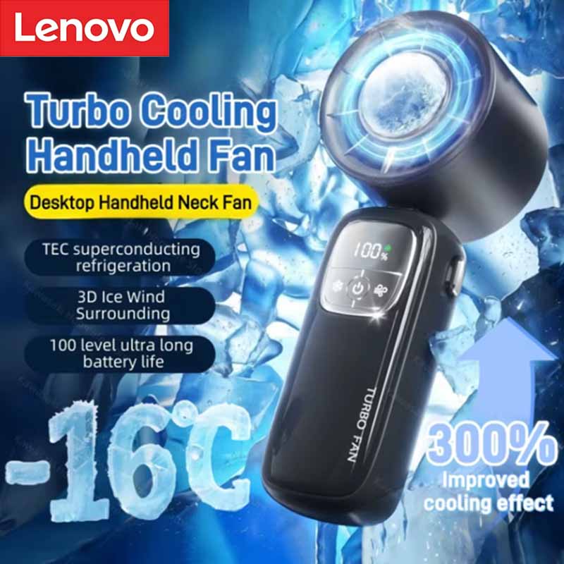Office Tech For Home - Ventilador Turbo Eléctrico Portátil Lenovo de