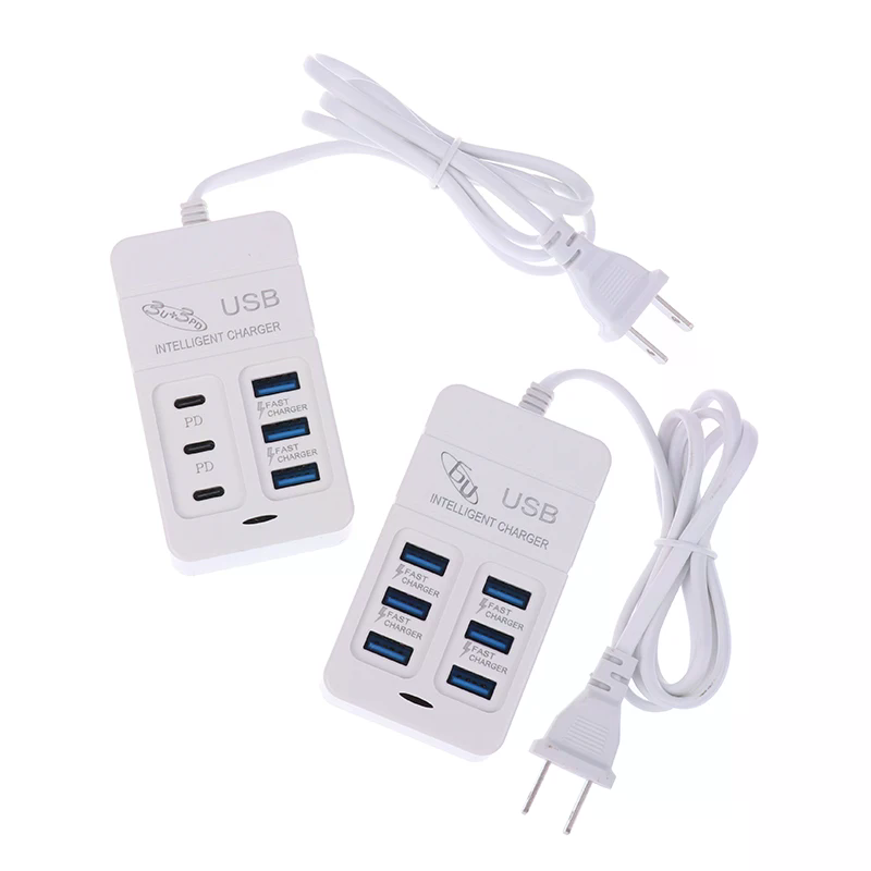 Cargador USB multipuerto de 6  - Multi Port Usb Hub reseña y precio