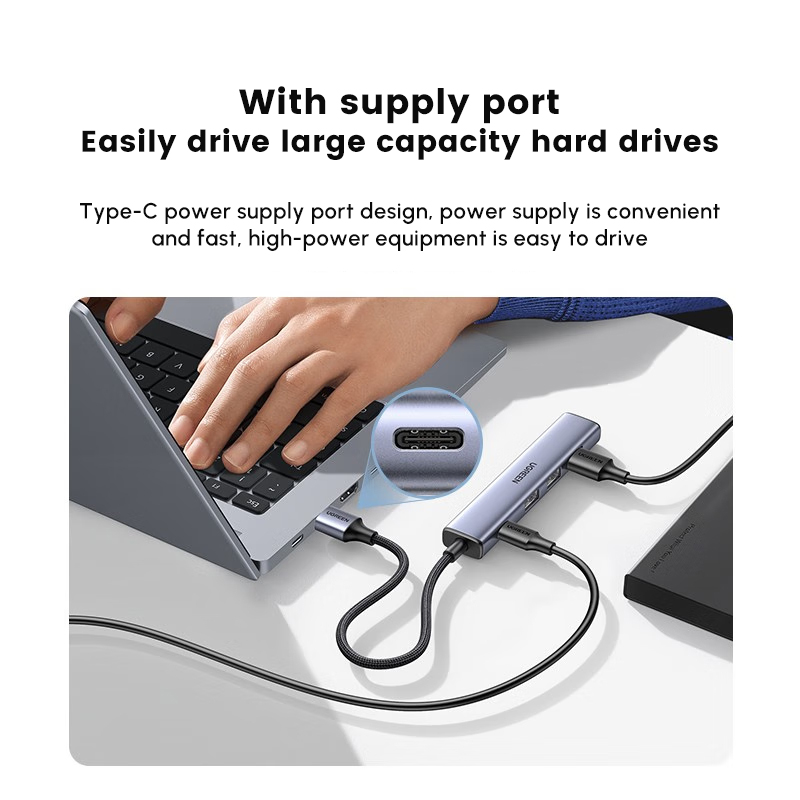 UGREEN USB Hub con 4 puertos U - Multi Port Usb Hub reseña y precio