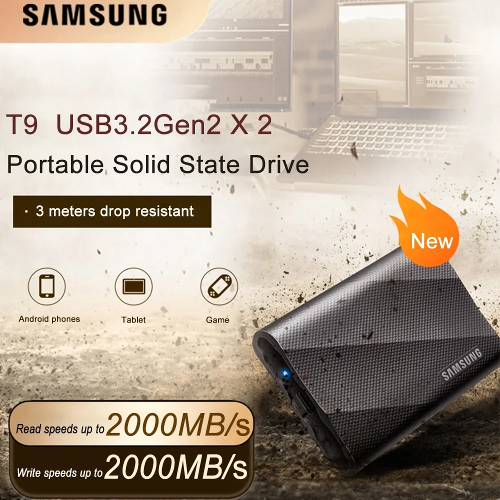 SAMSUNG T9 SSD portátil 4TB US - Samsung Ssd Evo 870 reseña y precio