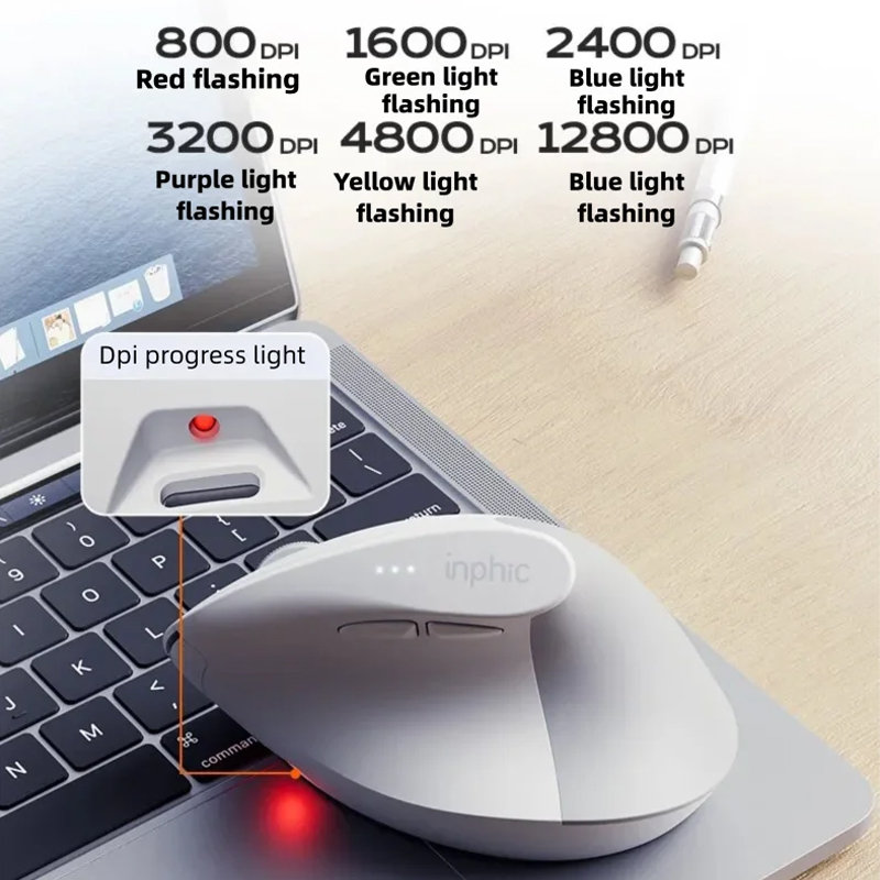 Ratón inalámbrico vertical Inp - Ergonomic Mouse Vertical reseña y precio