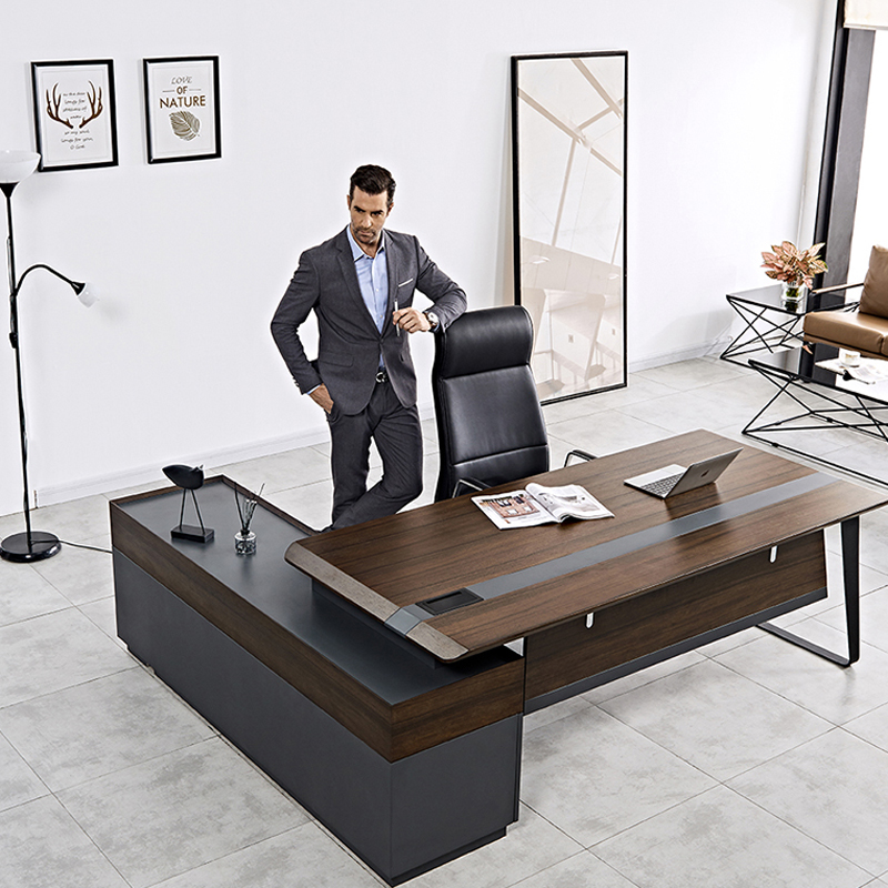 Escritorio de oficina de mader - Office Tech Furniture reseña y precio