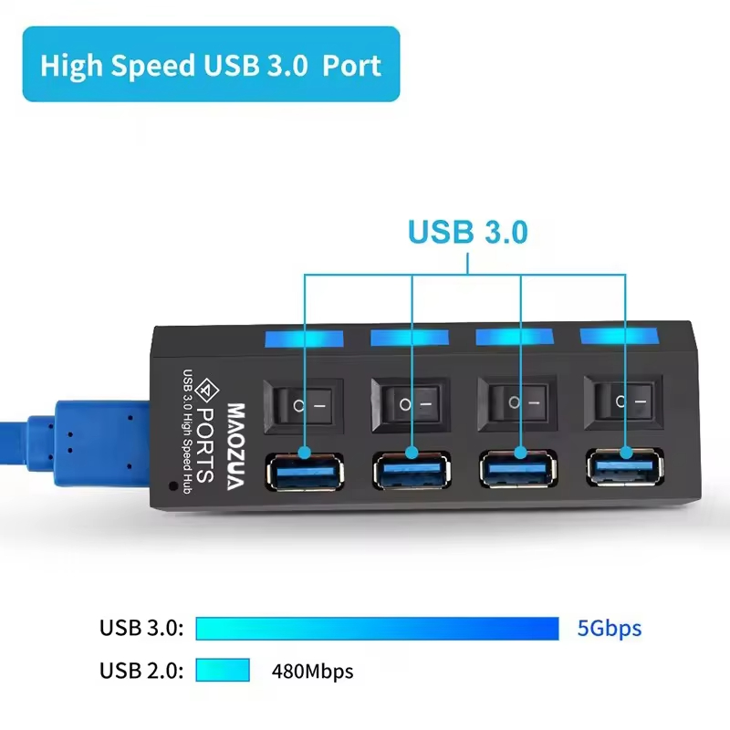 Alta velocidad 4 puertos USB H - Multi Port Usb Hub reseña y precio