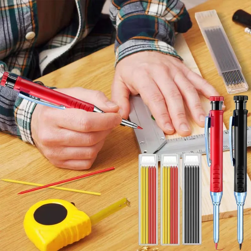 Lápiz de carpintero sólido, he - Office Technician reseña y precio