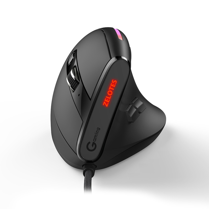 JOMAA-ratón para juegos con ca - Ergonomic Mouse Vertical reseña y precio