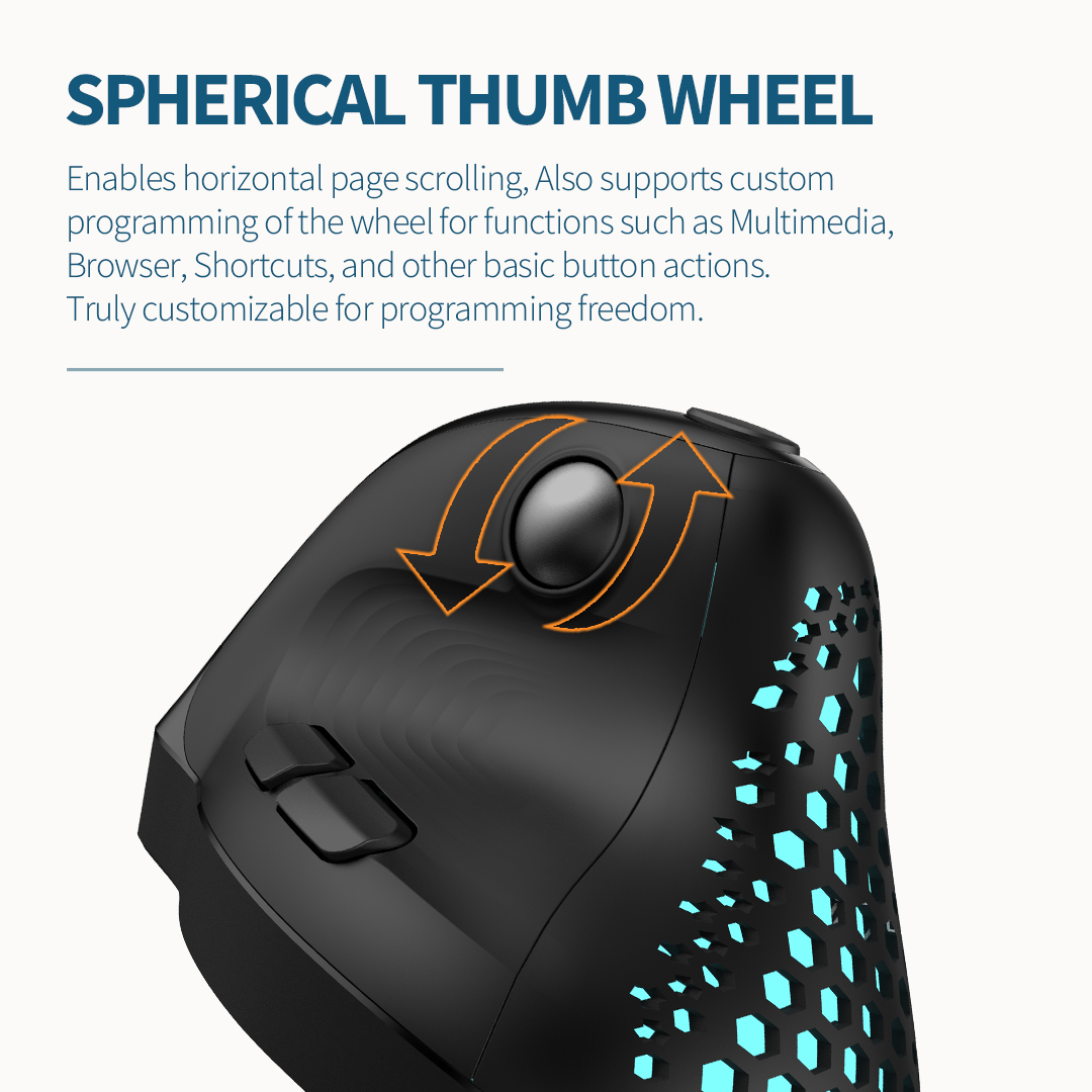 Delux Seeker M618XSD ergonómic - Ergonomic Mouse Vertical reseña y precio