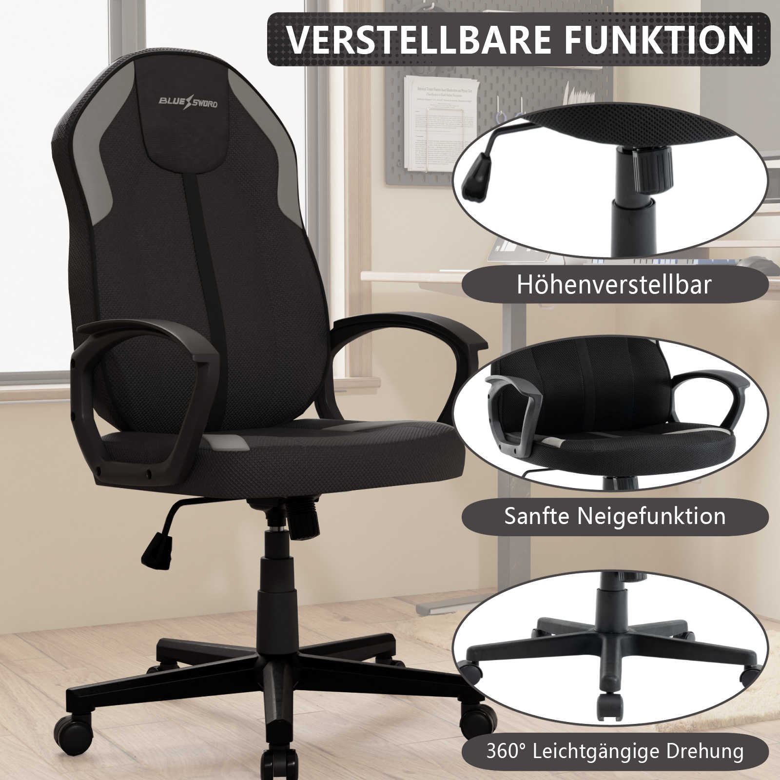 Silla de Oficina Ergonómica Vi - Office Tech Furniture reseña y precio