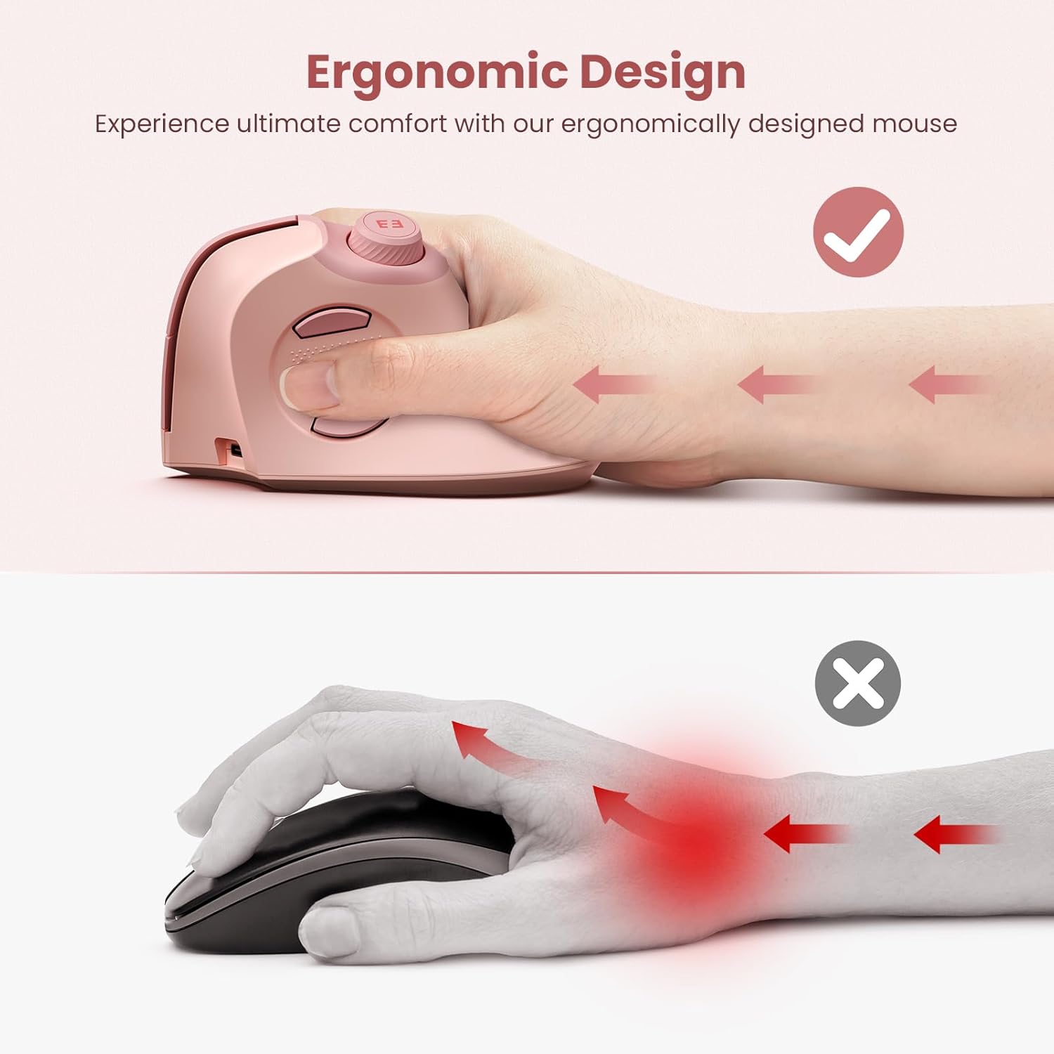 Ratón inalámbrico Seenda ergon - Ergonomic Mouse Vertical reseña y precio