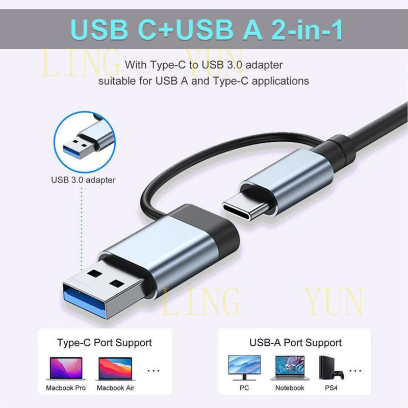 HUB USB Tipo C, HUB USB 3.0, U - Multi Port Usb Hub reseña y precio