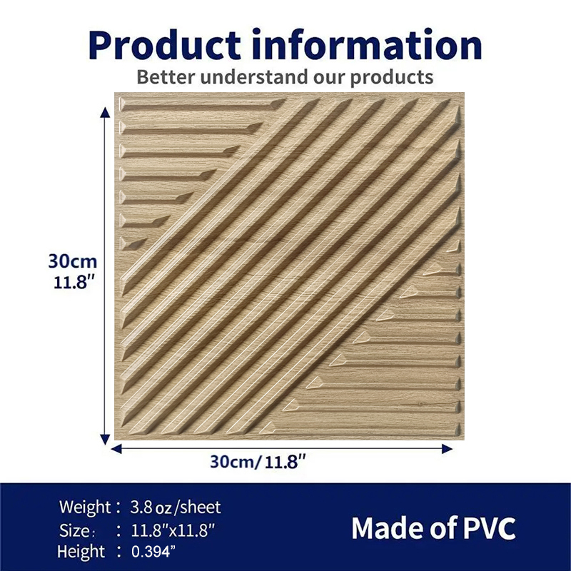 12 Uds Panel de pared 3D 30x30 - Office Technician reseña y precio