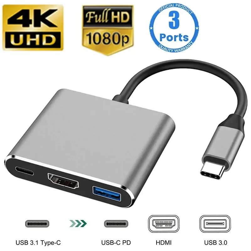 Adaptador multipuerto 3 en 1 t - Multi Port Usb Hub reseña y precio