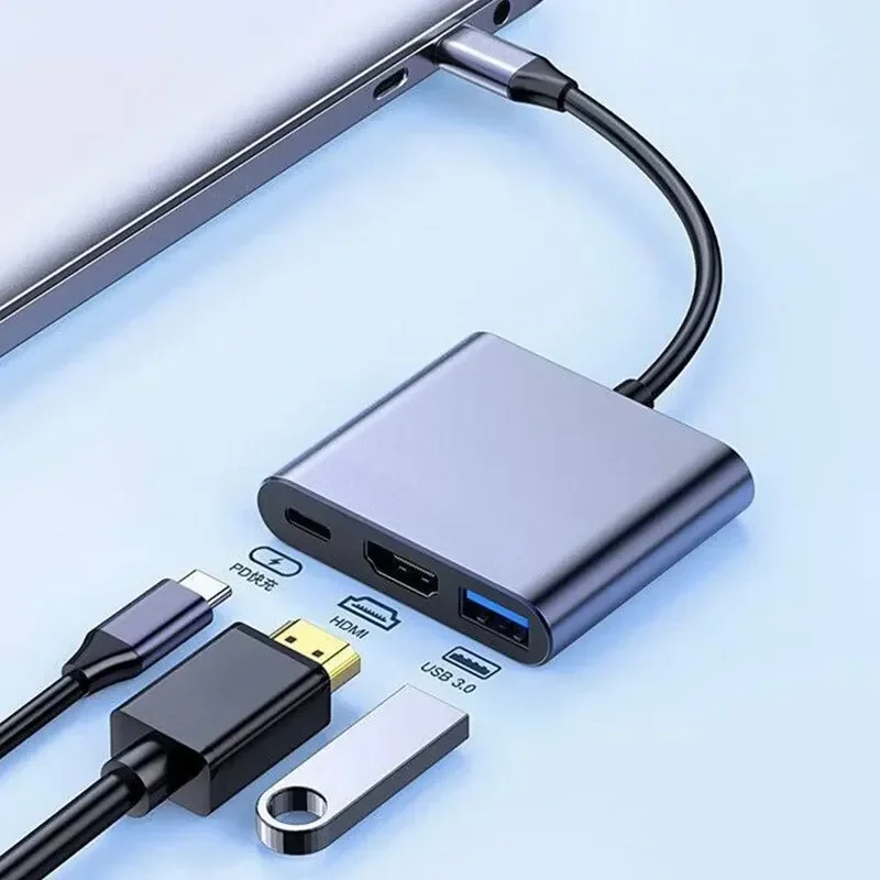 Adaptador multipuerto 3 en 1 t - Multi Port Usb Hub reseña y precio